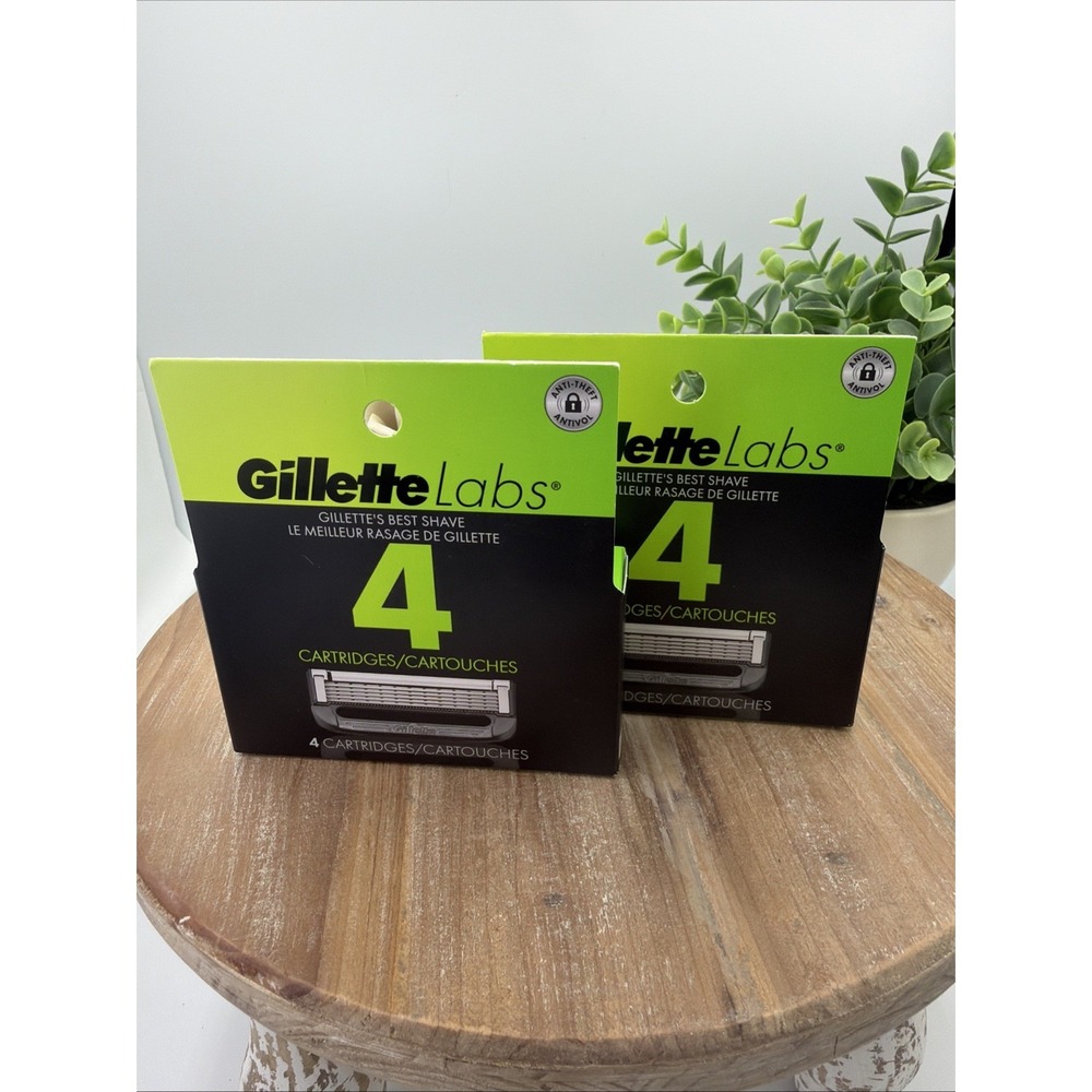 Gillette Labs 8 Blade Refill Cartridges Fits all Gillette Labs Razors NIB